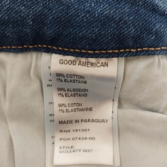 Good American Blue Denim Jeans. Size 6/28 - Picture 6 of 6